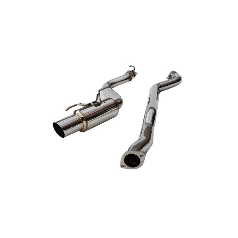 Silencieux et intermédiaire Racing 76mm INVIDIA WRX 2008-2014