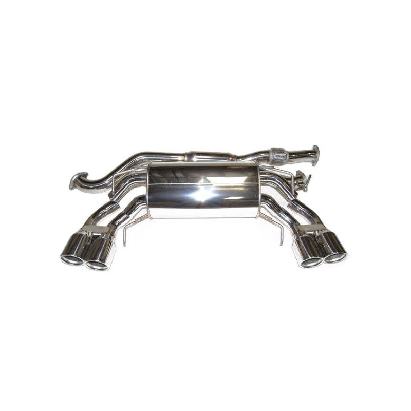 Silencieux et intermédiaire Q300 76mm INVIDIA STI 2008-2014 - 5 portes