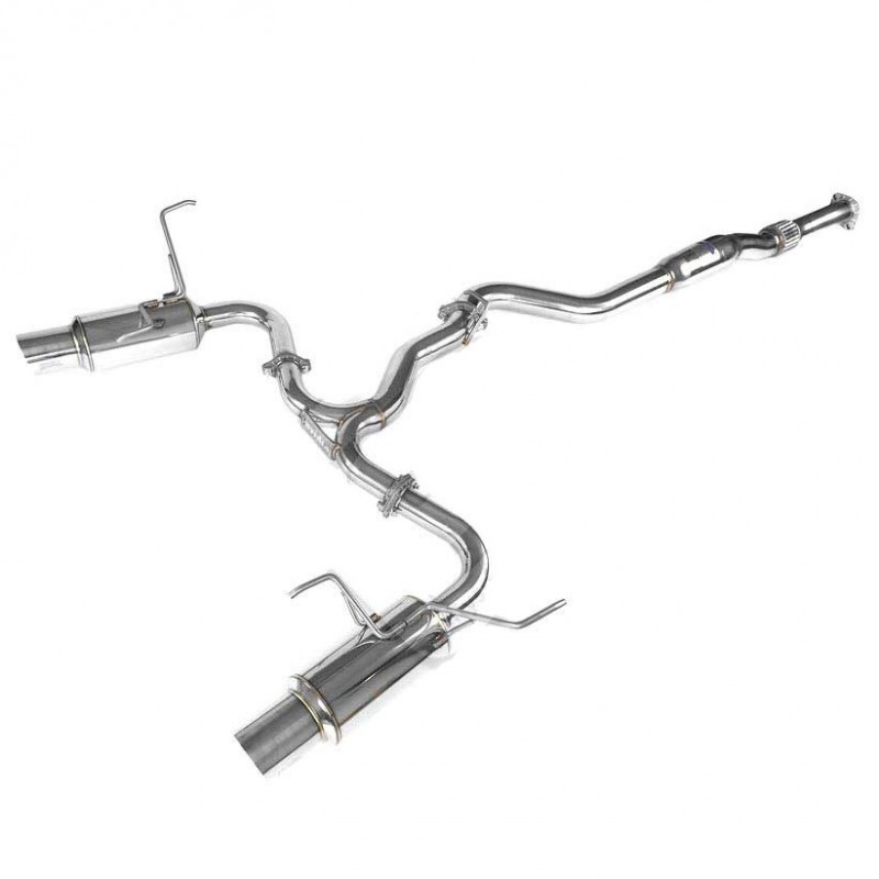 Silencieux et intermédiaire N1 76mm INVIDIA STI 2011-2014 - 4 portes