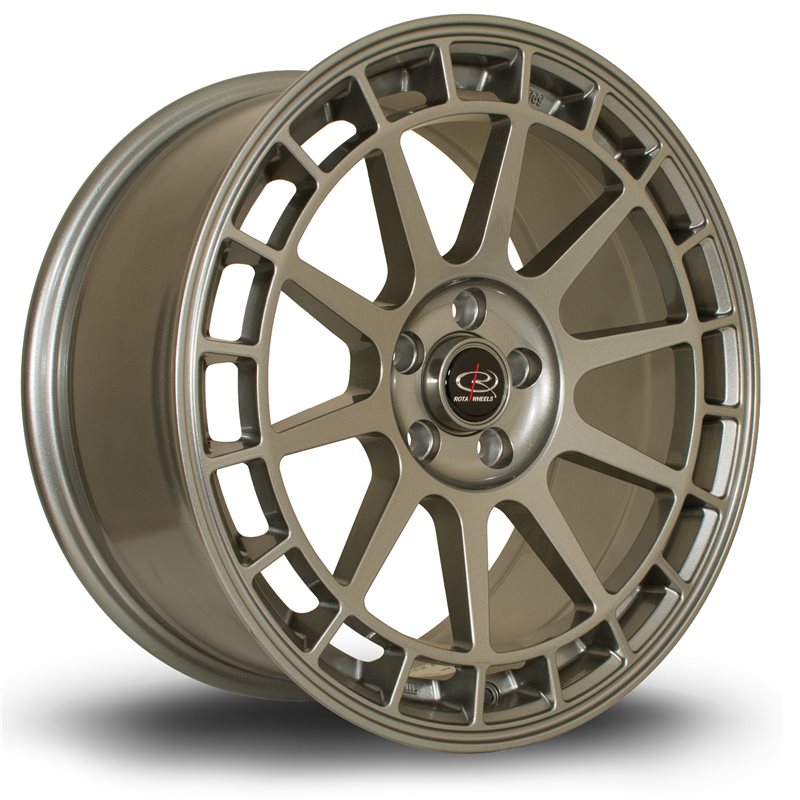 Rota Recce 17x8" 4x108 ET40, Gris Argenté / Poli