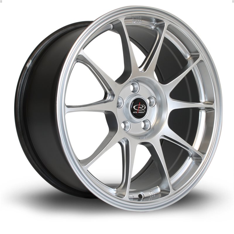 Rota Titan 17x7.5" 4x100 ET35, Gris Argenté / Poli