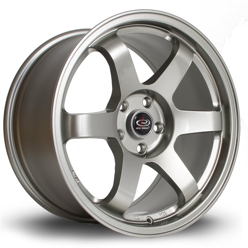 Rota Grid 17x9" 5x108 ET42, Gris Argenté / Poli