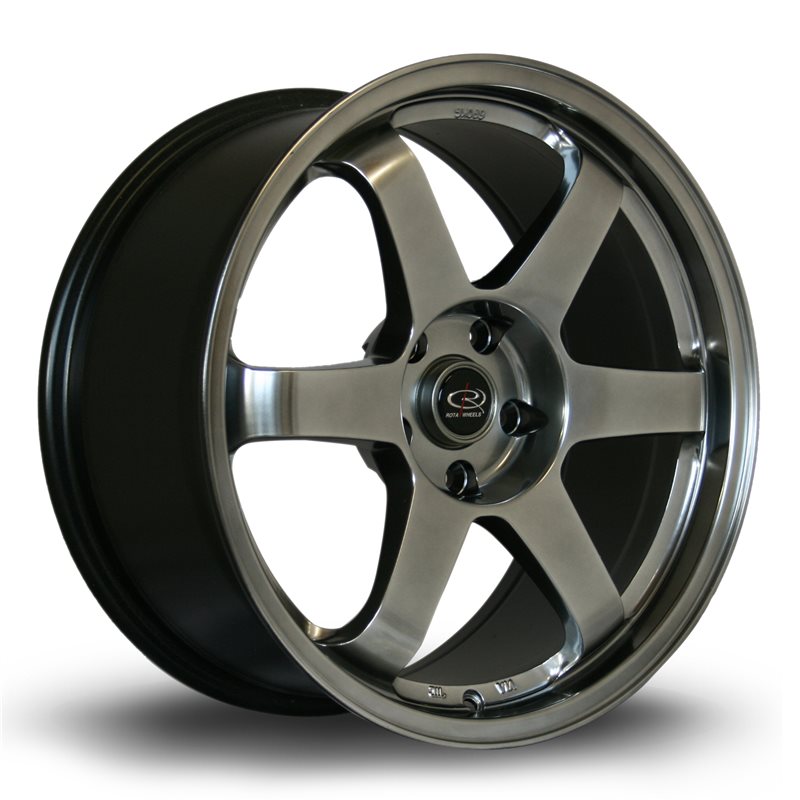 Rota Grid 18x8.5" 5x114.3 ET44, Hyper Black