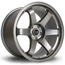 Rota Grid 18x9.5" 5x108 ET35, Gris Argenté / Poli