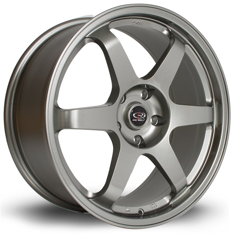 Rota Grid 19x8.5" 5x112 ET45, Gris Argenté / Poli