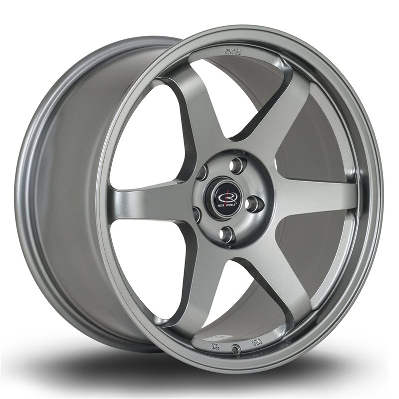 Rota Grid 19x9.5" 5x120 ET45, Gris Argenté / Poli