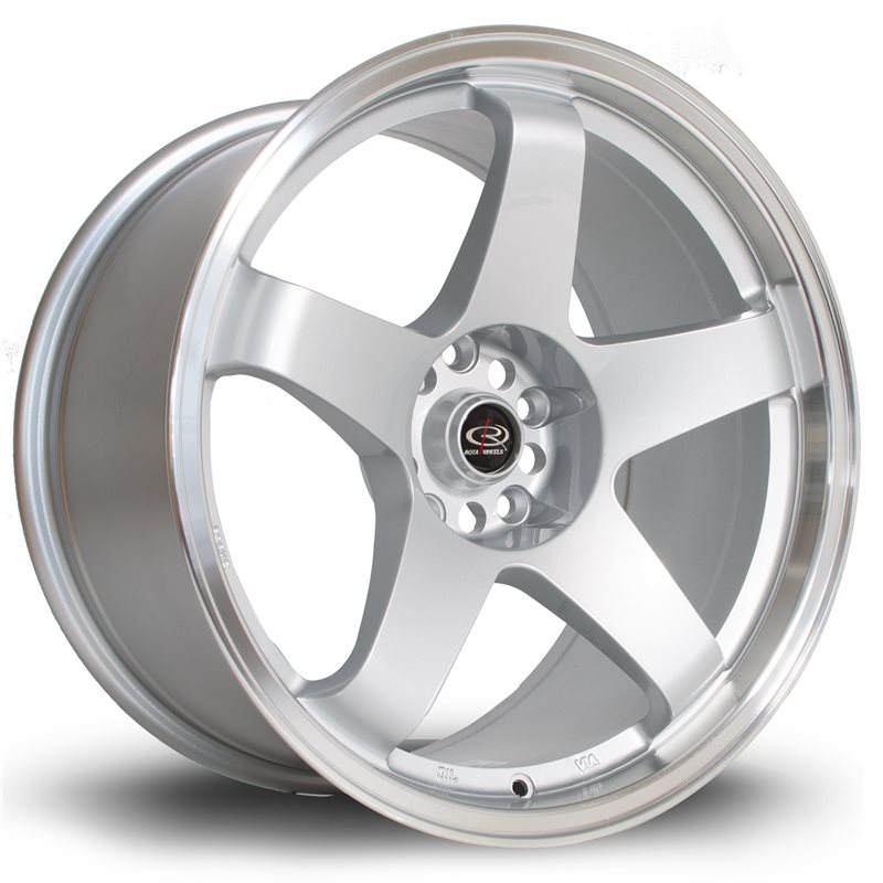 Rota GTR 18x9.5" 5x114.3 ET30, Silver, Polished Lip
