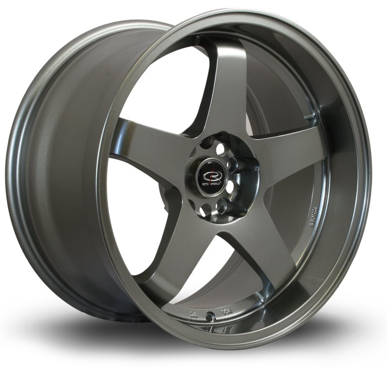 Rota GTR-D 18x10" 5x114.3 ET12, Gris Métal