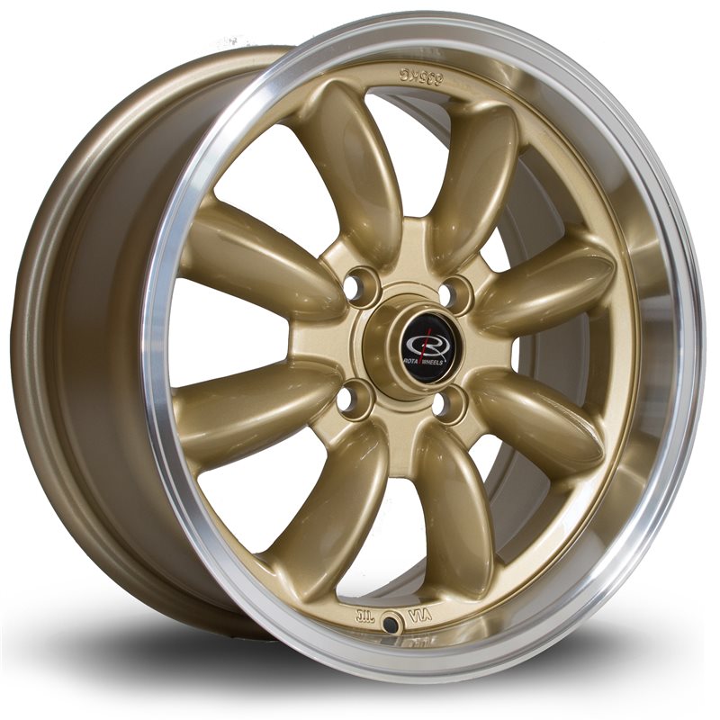 Rota RB 15x7" 4x100 ET30, Or / Doré