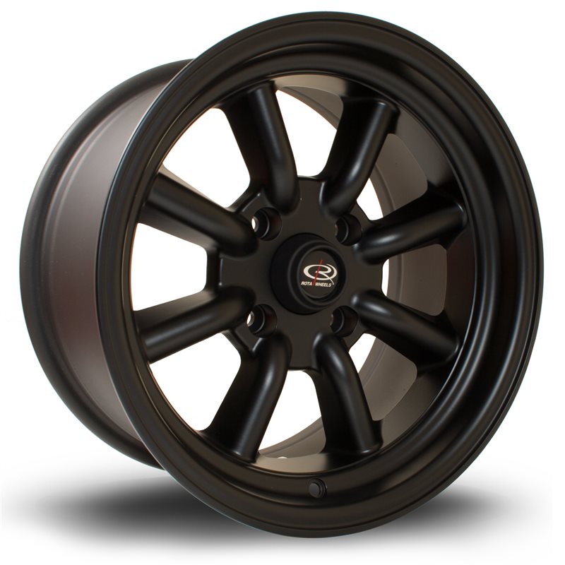 Rota RKR 15x8" 4x100 ET10, Noir Mat / Satiné