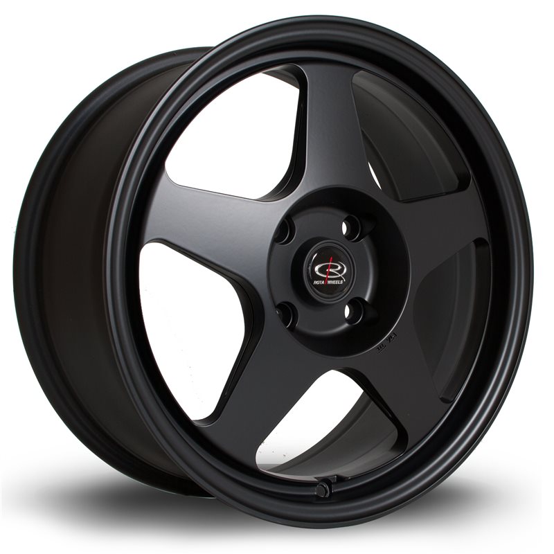 Rota Slipstream 17x7.5" 4x100 ET45, Noir Mat / Satiné