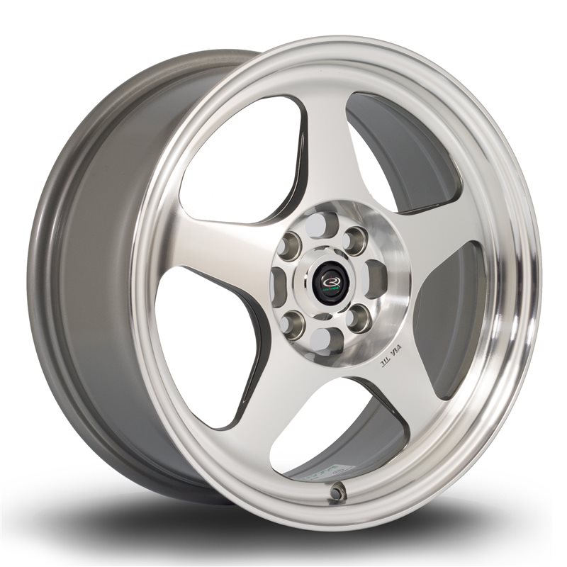 Rota Slipstream 16x7" 4x100 ET40, Polished Silver