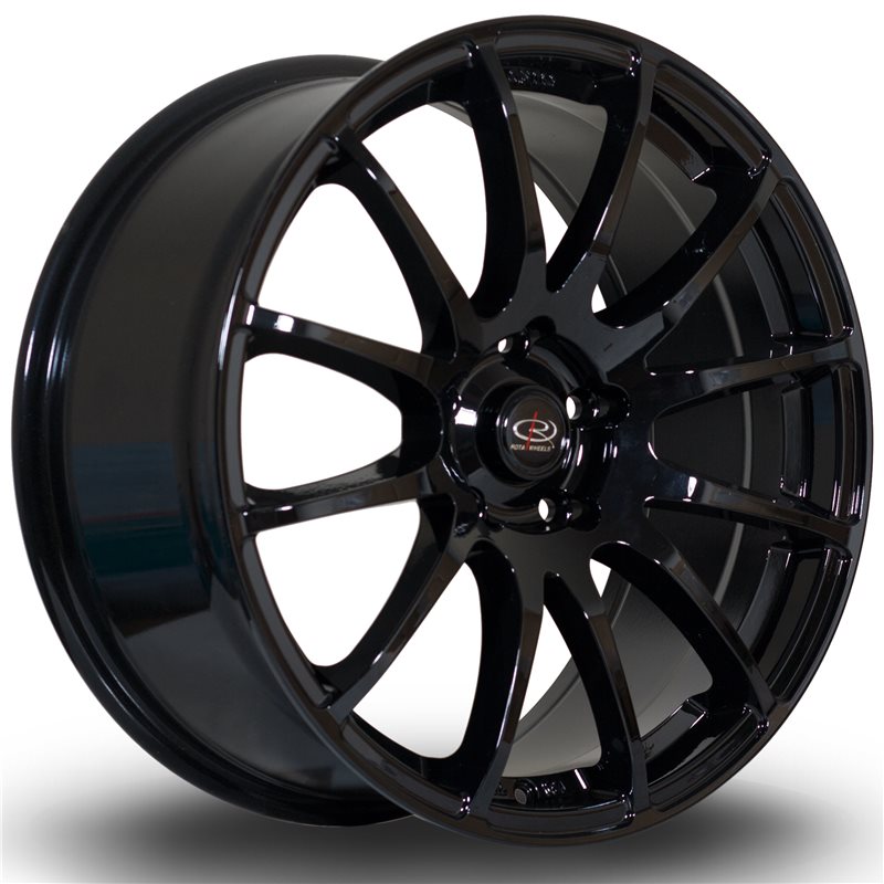 Rota PWR 19x8.5" 5x120 ET48, Noir / Brillant