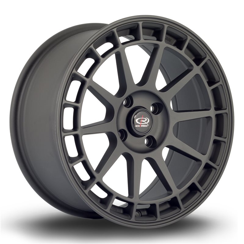 Rota Recce 17x8" 5x100 ET42, Noir Satiné