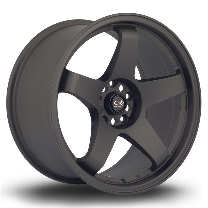 Rota GTR 18x9.5" 5x114.3 ET30, Noir Satiné