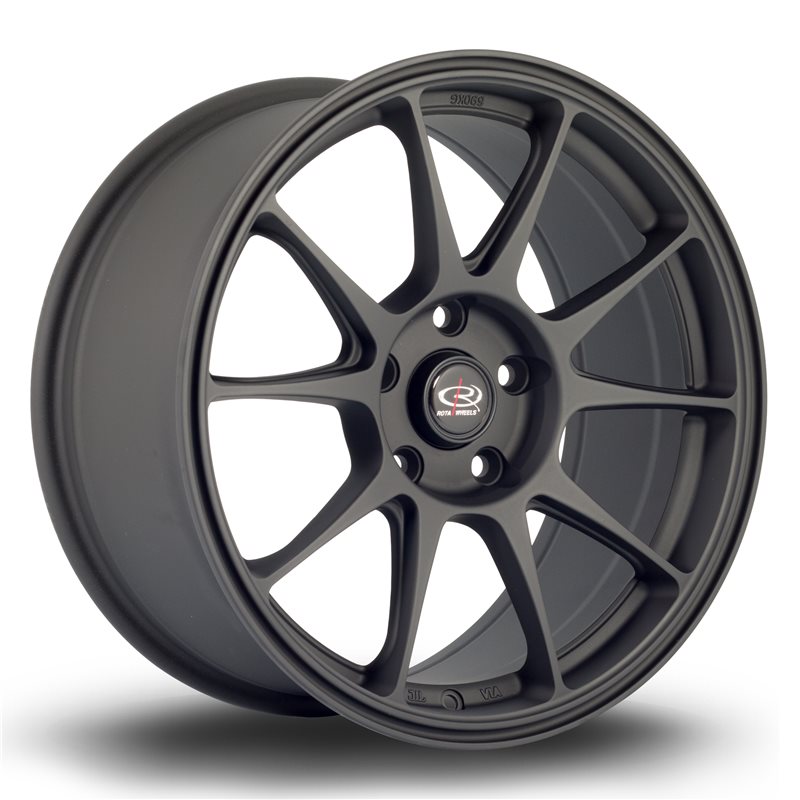 Rota Titan 17x8" 5x100 ET42, Noir Mat