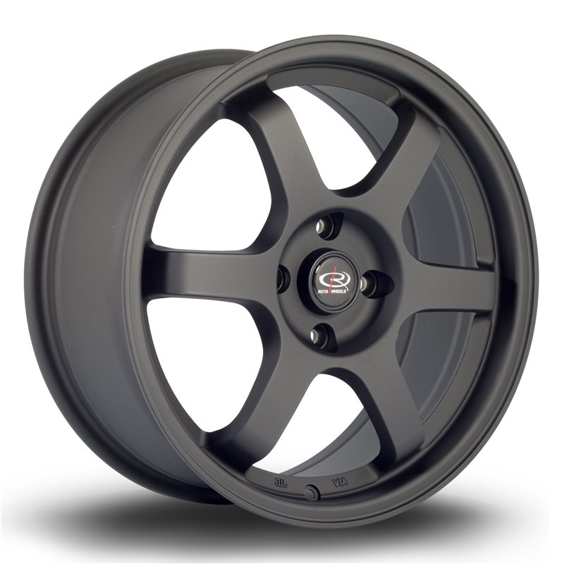 Rota Grid 17x7.5" 4x100 ET45, Noir Mat