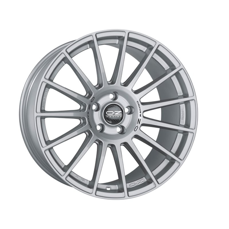 OZ Superturismo Dakar 20x10" 5x112 ET26, Gris Argenté Mat, Lettres Noires
