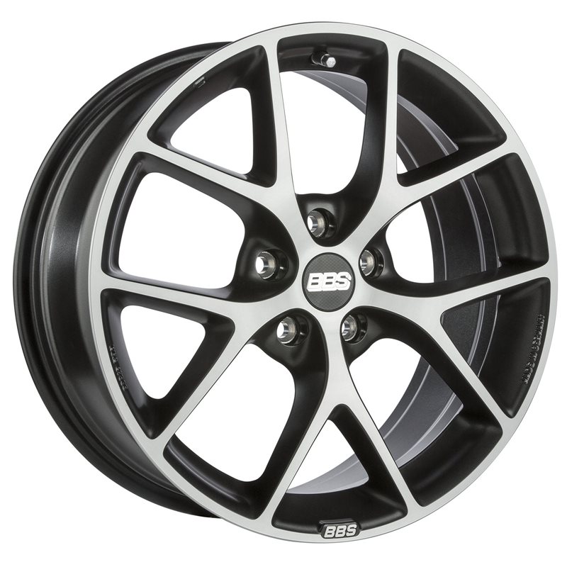 BBS SR 19x8.5" 5x120 ET32, Noir / Poli (SR026)