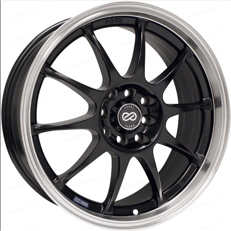 J10 18x7.5 ET42 4x100/114, Noir