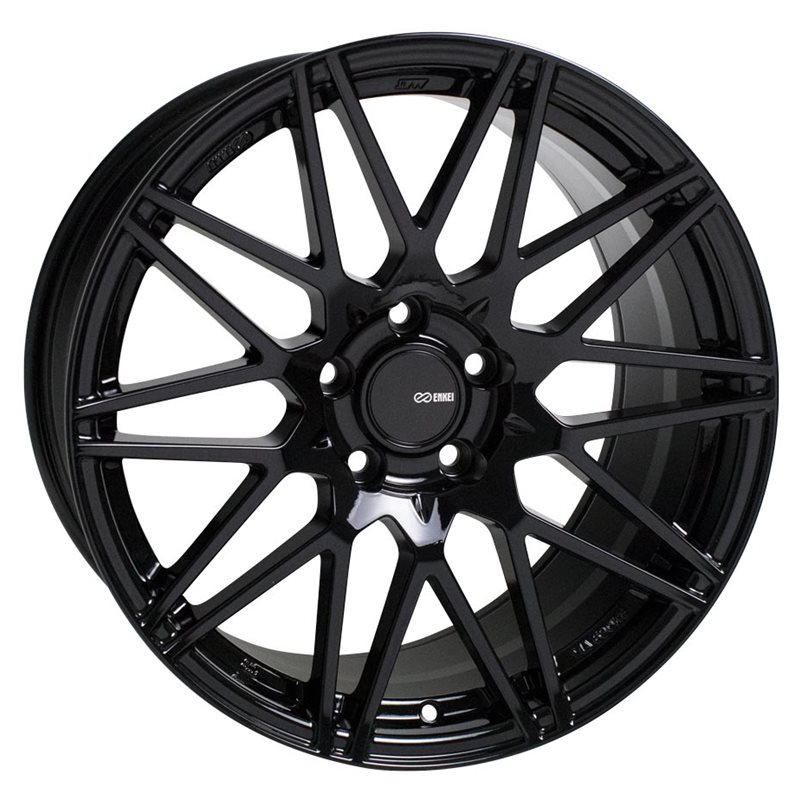 TMS 17x8 ET45 5x114.3 72.6, Noir Brillant