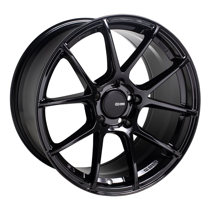 TS-V 18x8 ET35 5x114.3, Noir Brillant