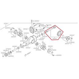 Kit Conversion Ratio Final Court BV6 Non DCCD SUBARU 3.90 vers 4.44