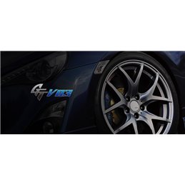 SSR GTV03 17x7.0 5x114.3 42mm Argent Éblouissant 