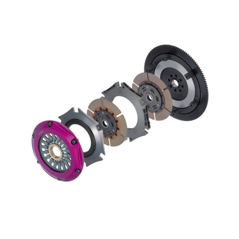 Kit embrayage EXEDY STAGE 4 Twin Plate (non amortis) STI 2001-2017 - BV6