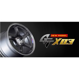 SSR GTX03 18x8.0 5x114.3 45mm Argent Platine 
