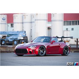 SSR GTX03 17x7.0 5x100 48mm Argent Platine 