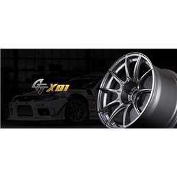 SSR GTX01 18x9.5 5x100 40mm Noir Mat FRS / BRZ