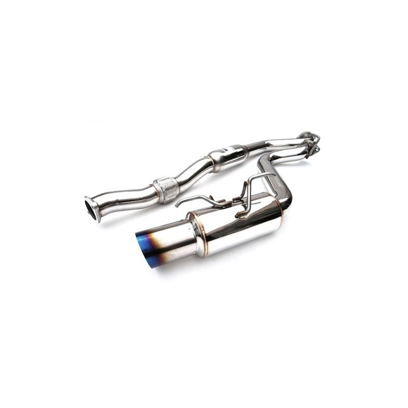 Silencieux et intermédiaire N1 Single Titan 76mm INVIDIA STI 2015-2021