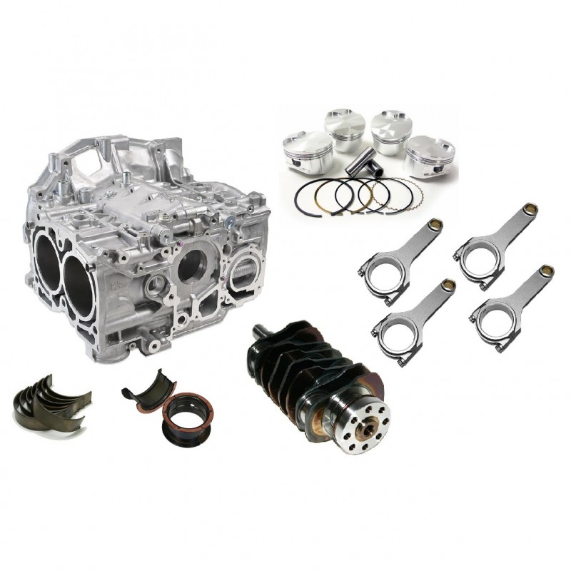 Kit Bas Moteur Semi-Closed Deck EJ25 WRX/STI 
STAGE 2 - Pistons et Bielles Forgés