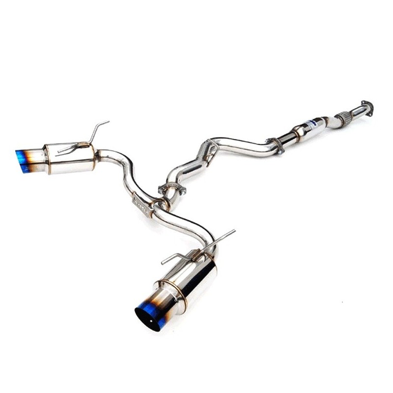 Silencieux et intermédiaire N1 Titan 76mm INVIDIA WRX/STI 2008-2014 5 portes