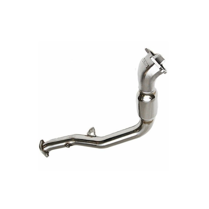 Down pipe inox & catalyseur "High Flow" 76mm INVIDIA WRX/STI 2001-2007 FORESTER XT 2004-2008