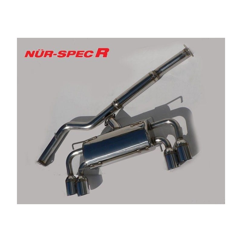 Silencieux et intermédiaire BLITZ Nur Spec R double 
STI 2008-2014