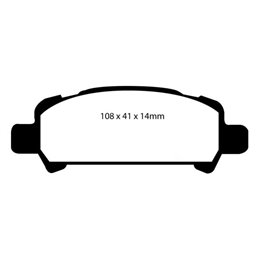 Plaquettes de Frein Arrière EBC Ultimax Legacy 2.0 (BH5) de 1999 à 2003 (DP1293)