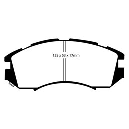 Plaquettes de Frein Avant EBC GreenStuff Legacy 2.0 (BG5) de 1994 à 1996 (DP2819)