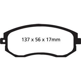 Plaquettes de Frein Avant EBC YellowStuff GT86 / BRZ