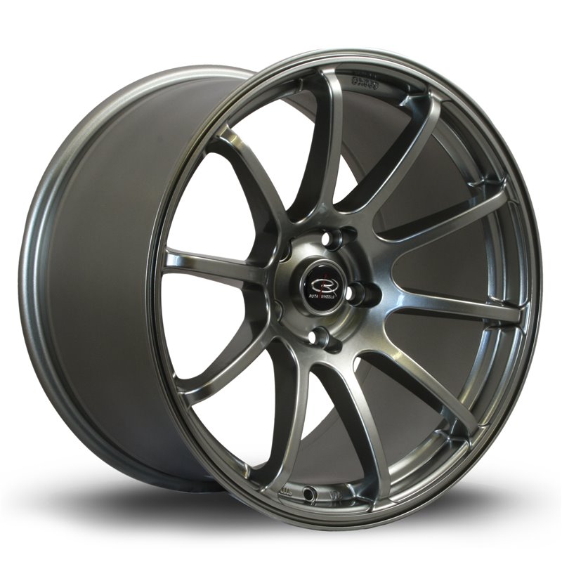 Rota Force 18x10.5" 5x114.3 ET40, Gris Argenté / Poli