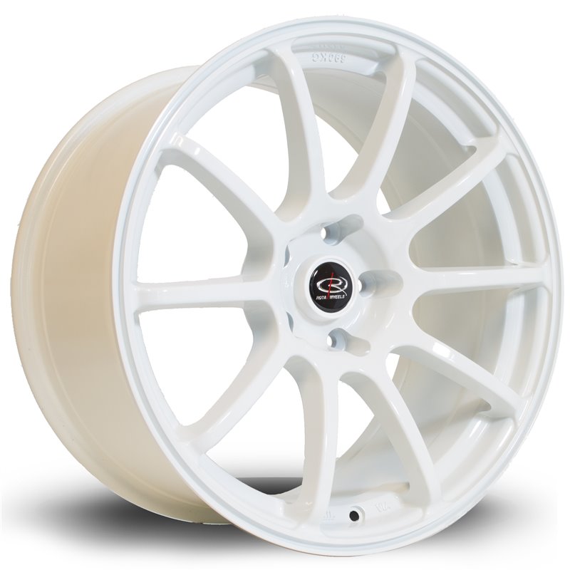 Rota Force 18x9" 4x108 ET20, Blanc