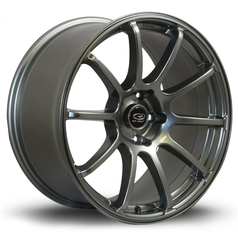 Rota Force 18x9" 4x108 ET20, Gris Foncé / Anthracite