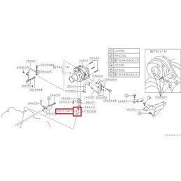 Durite retour d'huile Turbo SUBARU 