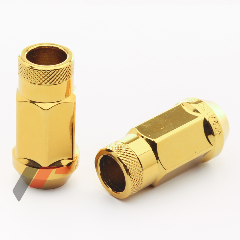 Ecrous JN1 Dorés en Acier Forgé M12x1.5 (Pack de 20)