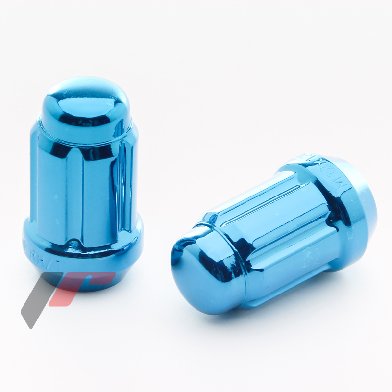 Ecrous JN2 Bleus en Acier Forgé M12x1.5 (Pack de 20)