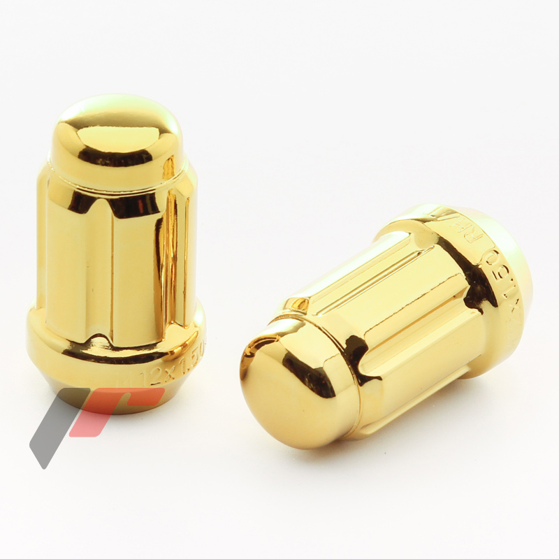 Ecrous JN2 Dorés en Acier Forgé M12x1.25 (Pack de 20)