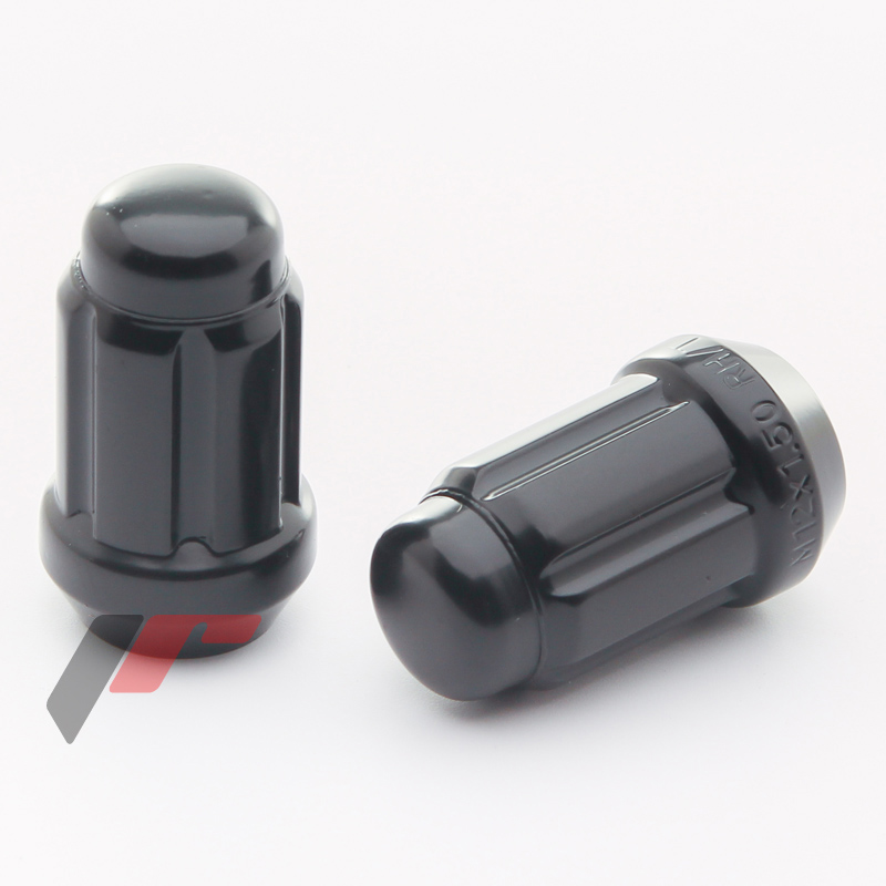 Ecrous JN2 Noirs en Acier Forgé M12x1.5 (Pack de 20)