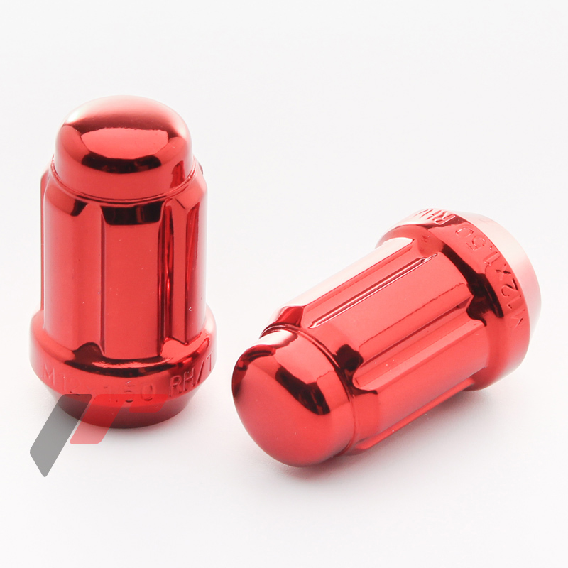 Ecrous JN2 Rouges en Acier Forgé M12x1.5 (Pack de 20)