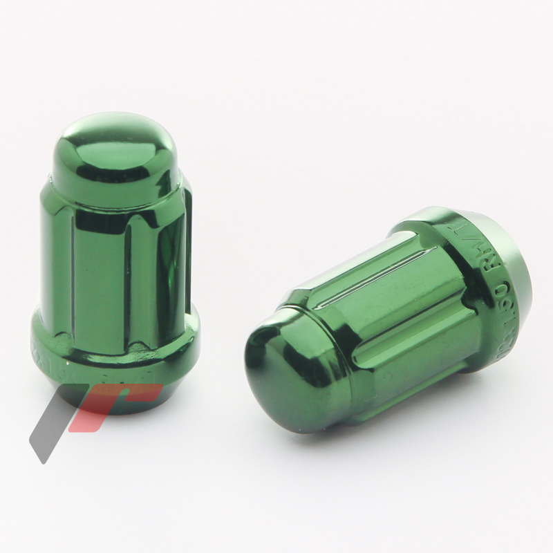 Ecrous JN2 Verts en Acier Forgé M12x1.25 (Pack de 20)
